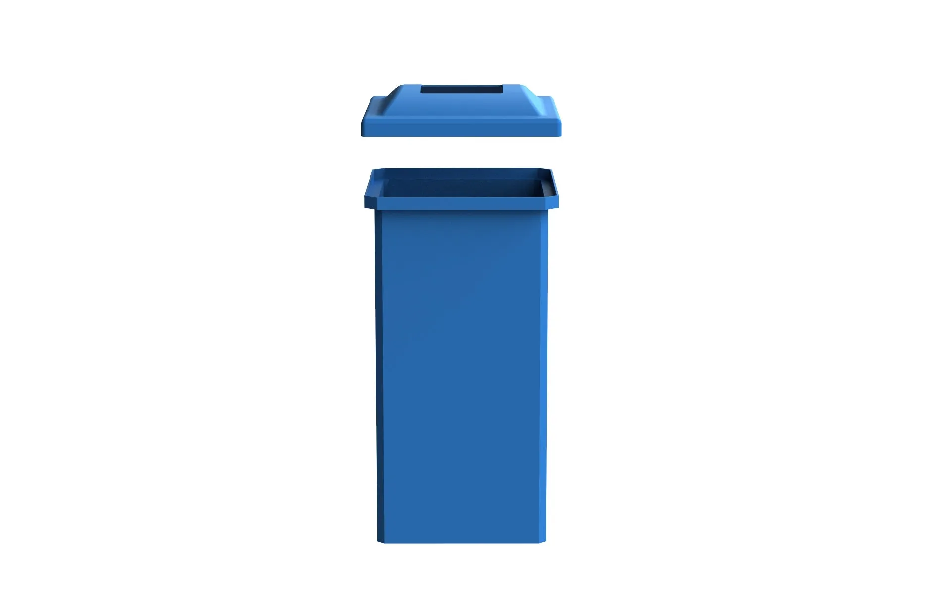 90L Rectangular Litter Bin