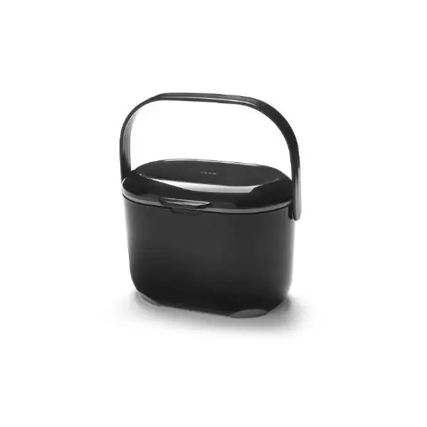 Addis New Compost Caddy Black / Grey 2.5 Litre