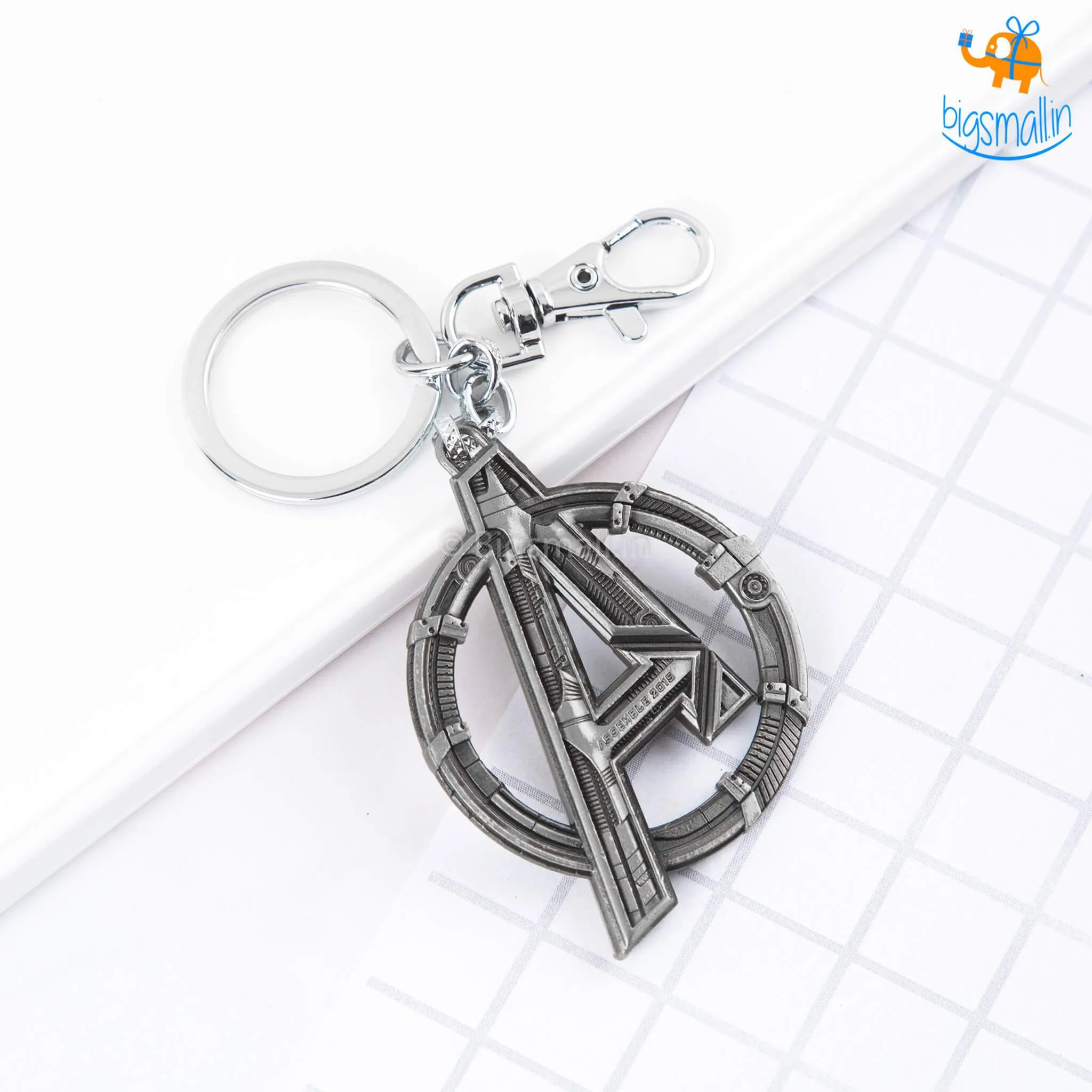 Avengers Sign Metallic Keychain