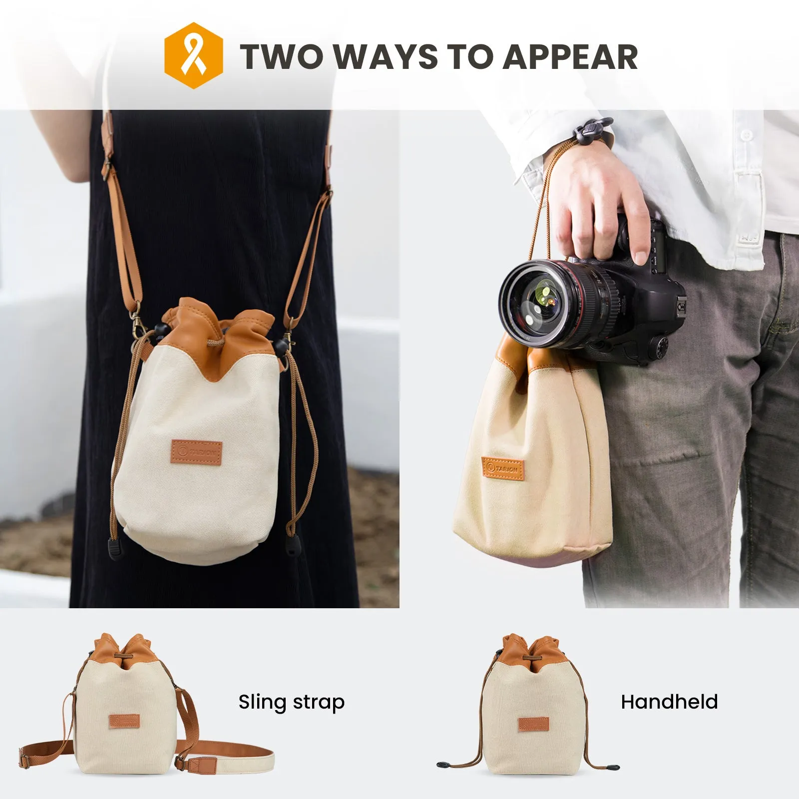 B3-M Canvas Camera Lens Bag