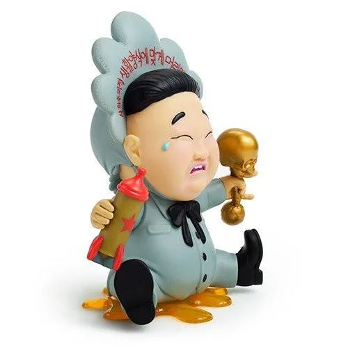 Baby Huey Art Figure by Frank Kozik - Pink Edition