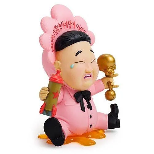 Baby Huey Art Figure by Frank Kozik - Pink Edition