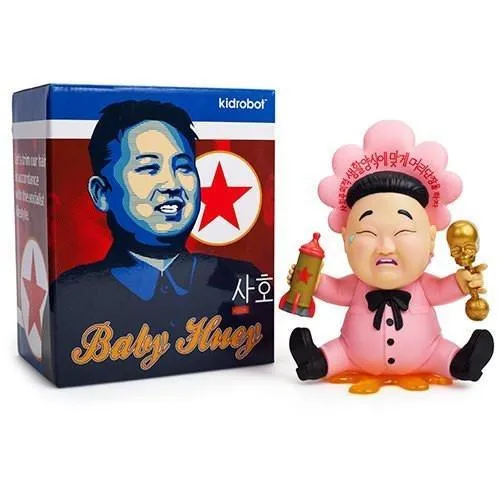 Baby Huey Art Figure by Frank Kozik - Pink Edition