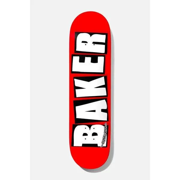 Baker Skateboards Brand Logo White Deck 8.125"