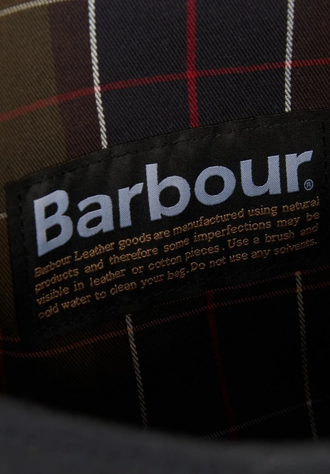 Barbour Tarras wax leather bag in Navy UBA0003NY911