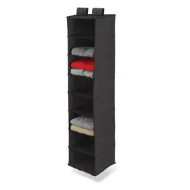 Black 8-Shelf Hanging Closet Organizer