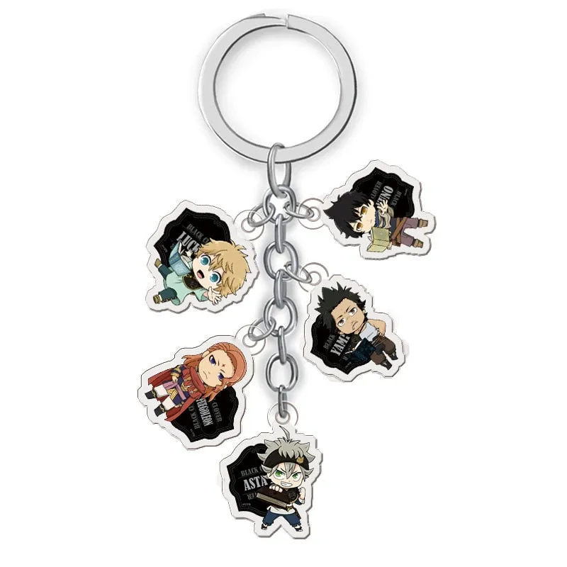 Black Clover Keychains