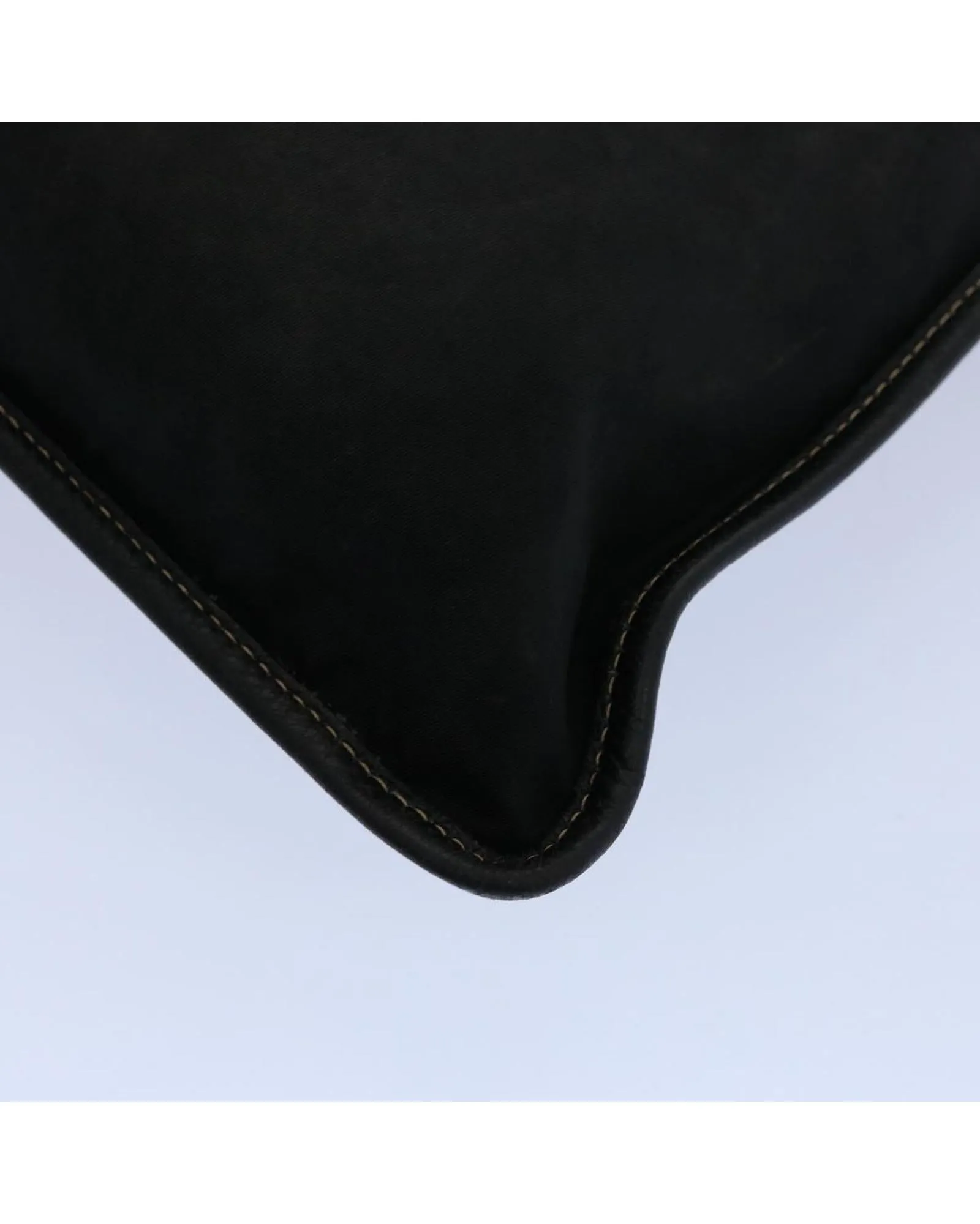 Black Nylon Tote Bag with Guarantee Card - Made in Italy