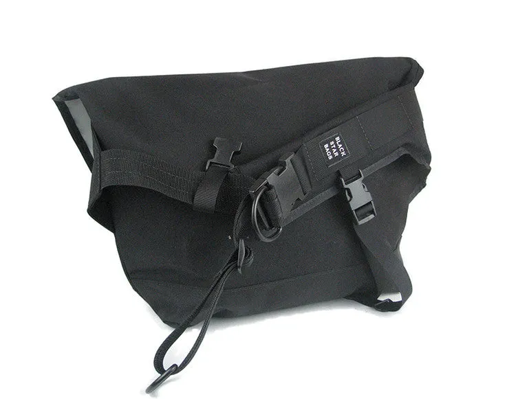 Black Waterproof Messenger Bag