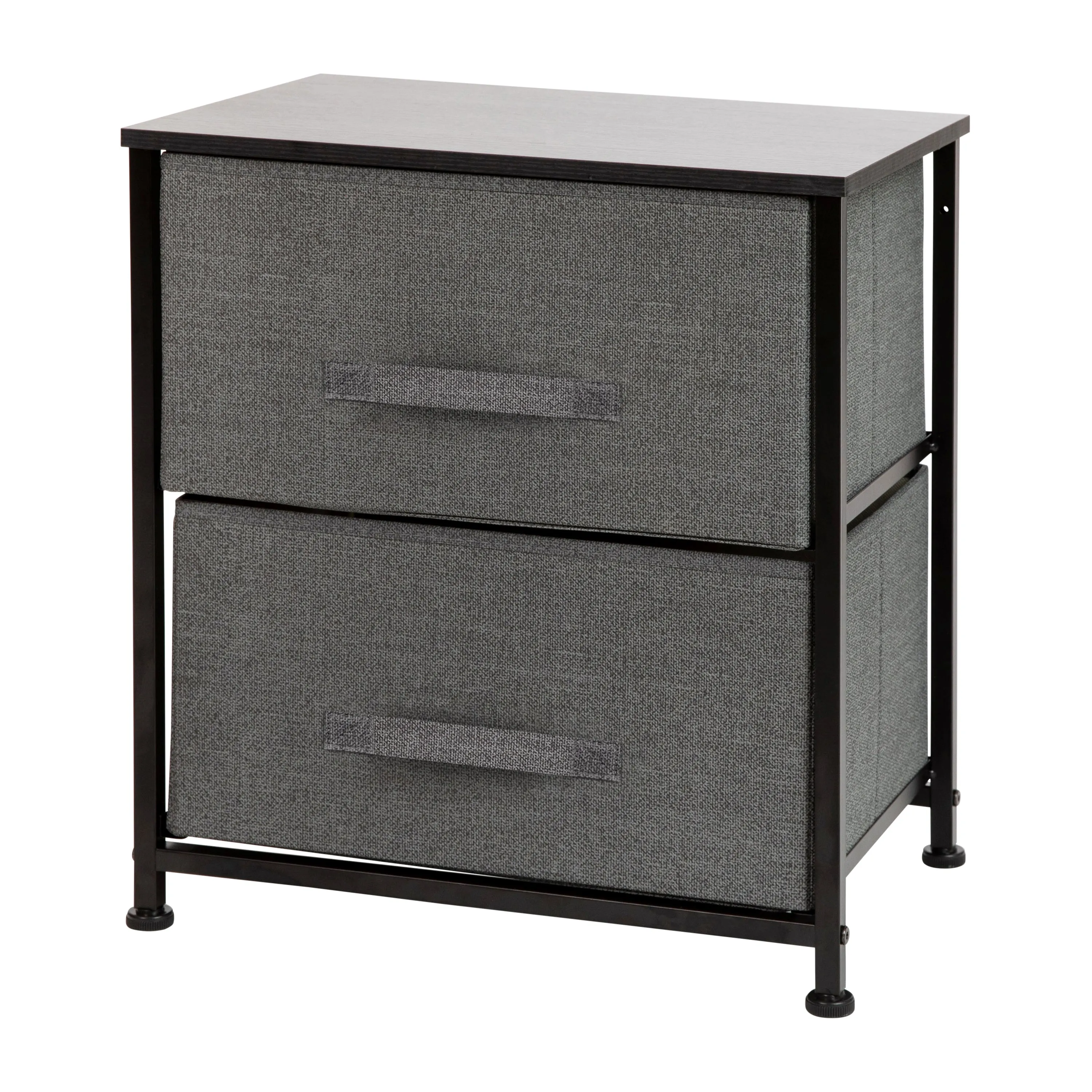 Black/Gray 2 Drawer Organizer WX-5L200-BK-GR-GG