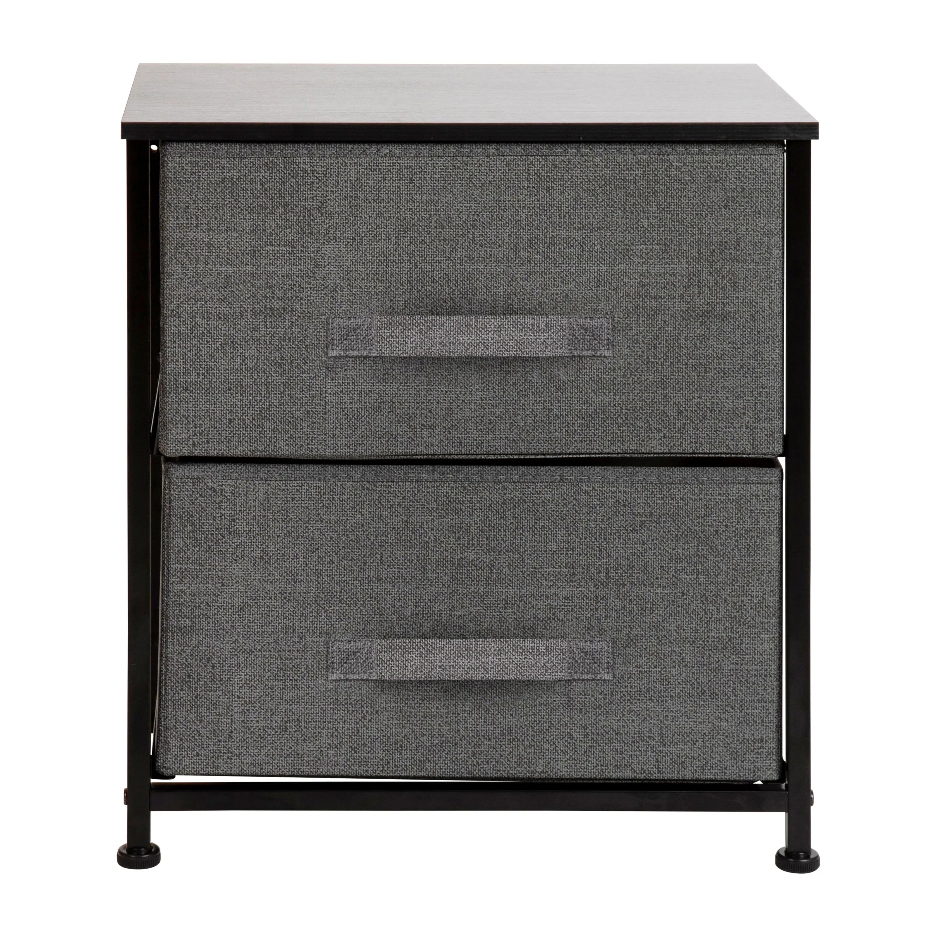 Black/Gray 2 Drawer Organizer WX-5L200-BK-GR-GG