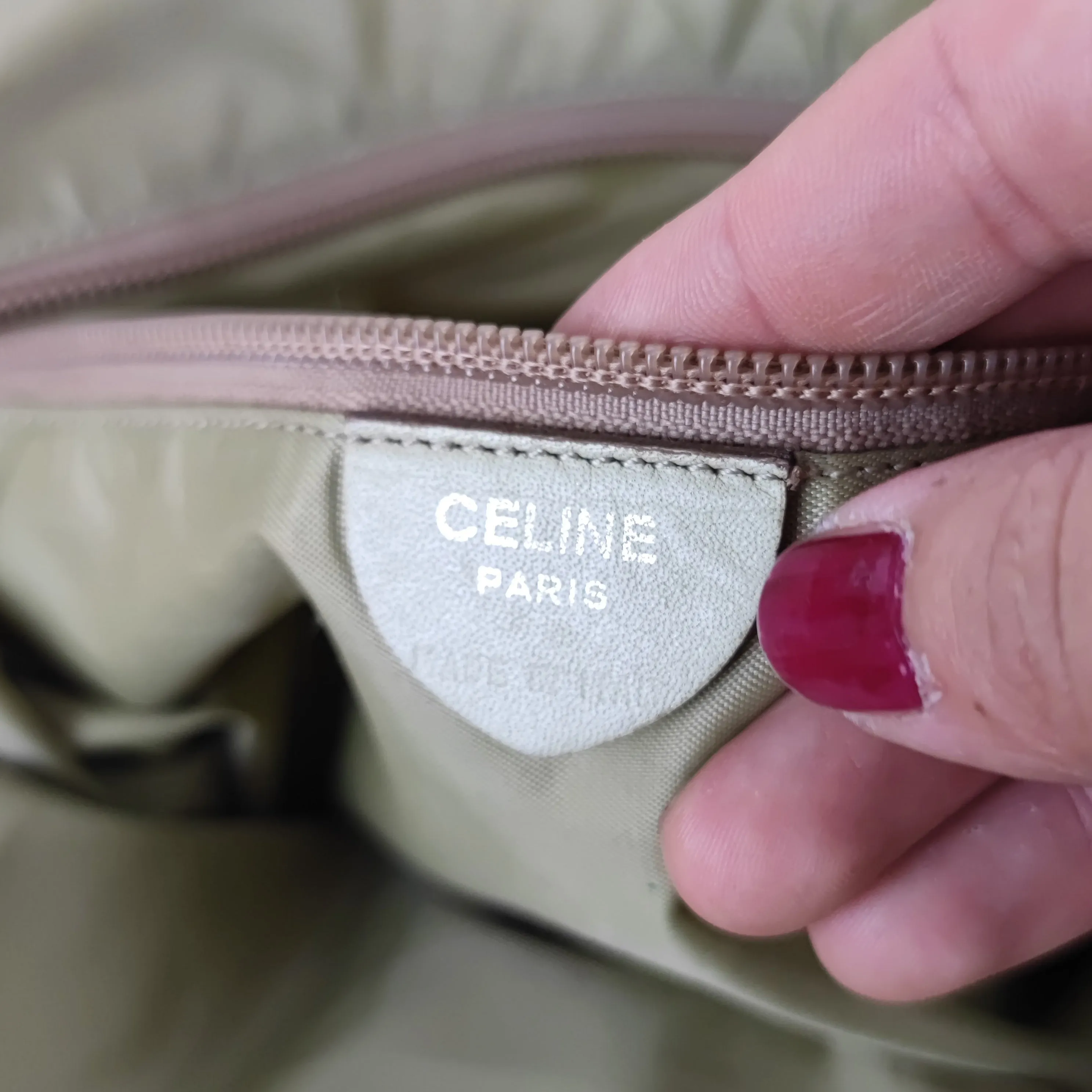 Borsa vintage Celine nylon