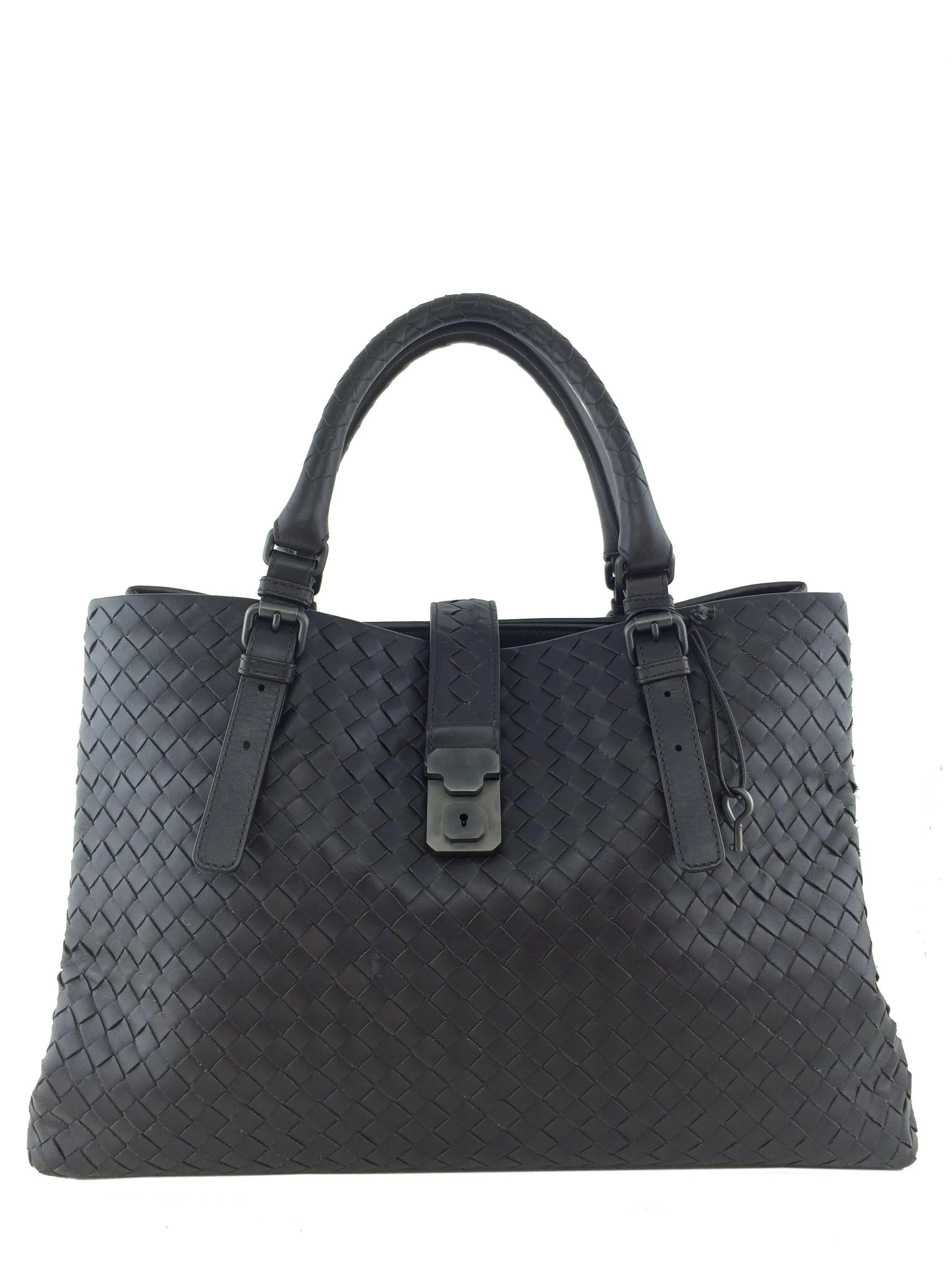 Bottega Veneta Roma Large Intrecciato Tote Bag