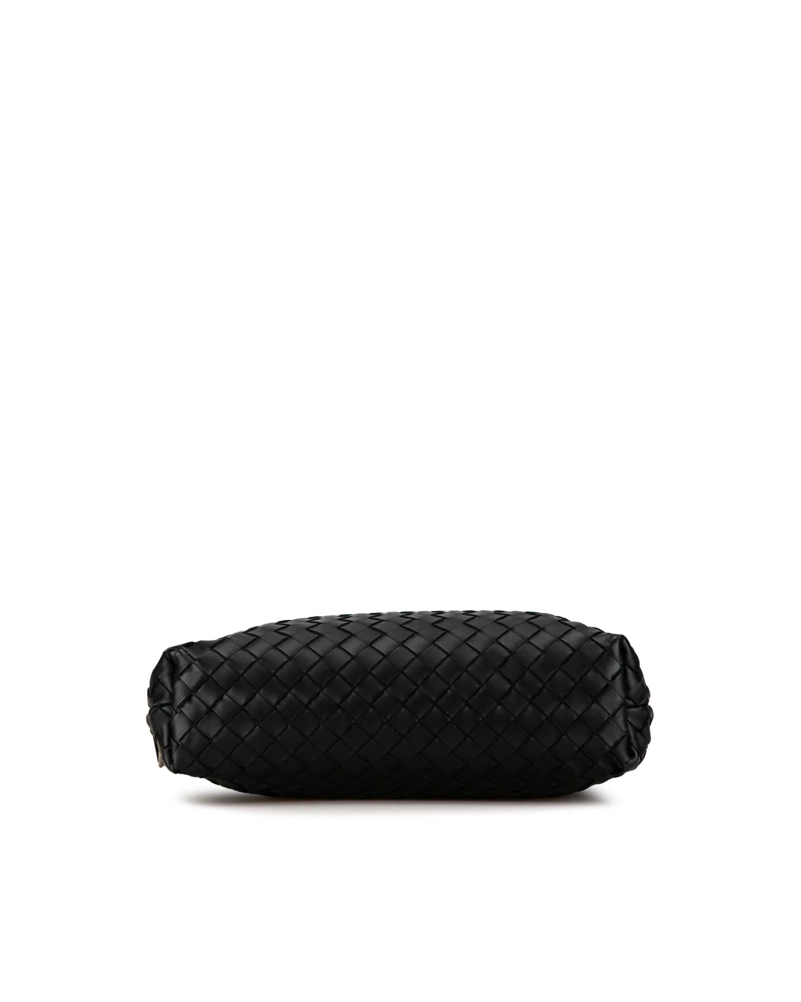 Bottega Veneta The Pouch 19 Intrecciato Nappa Leather Tote Bag Black