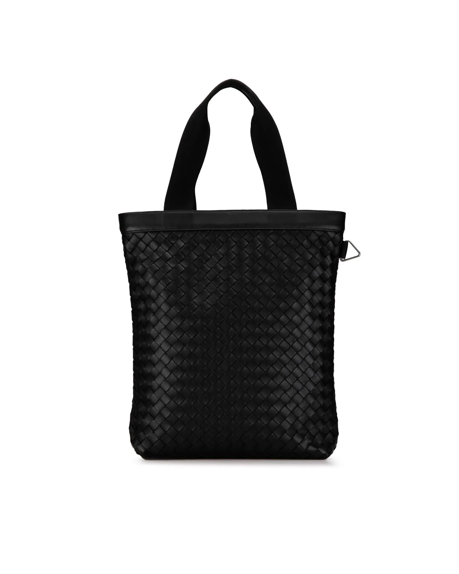 Bottega Veneta The Pouch 19 Intrecciato Nappa Leather Tote Bag Black