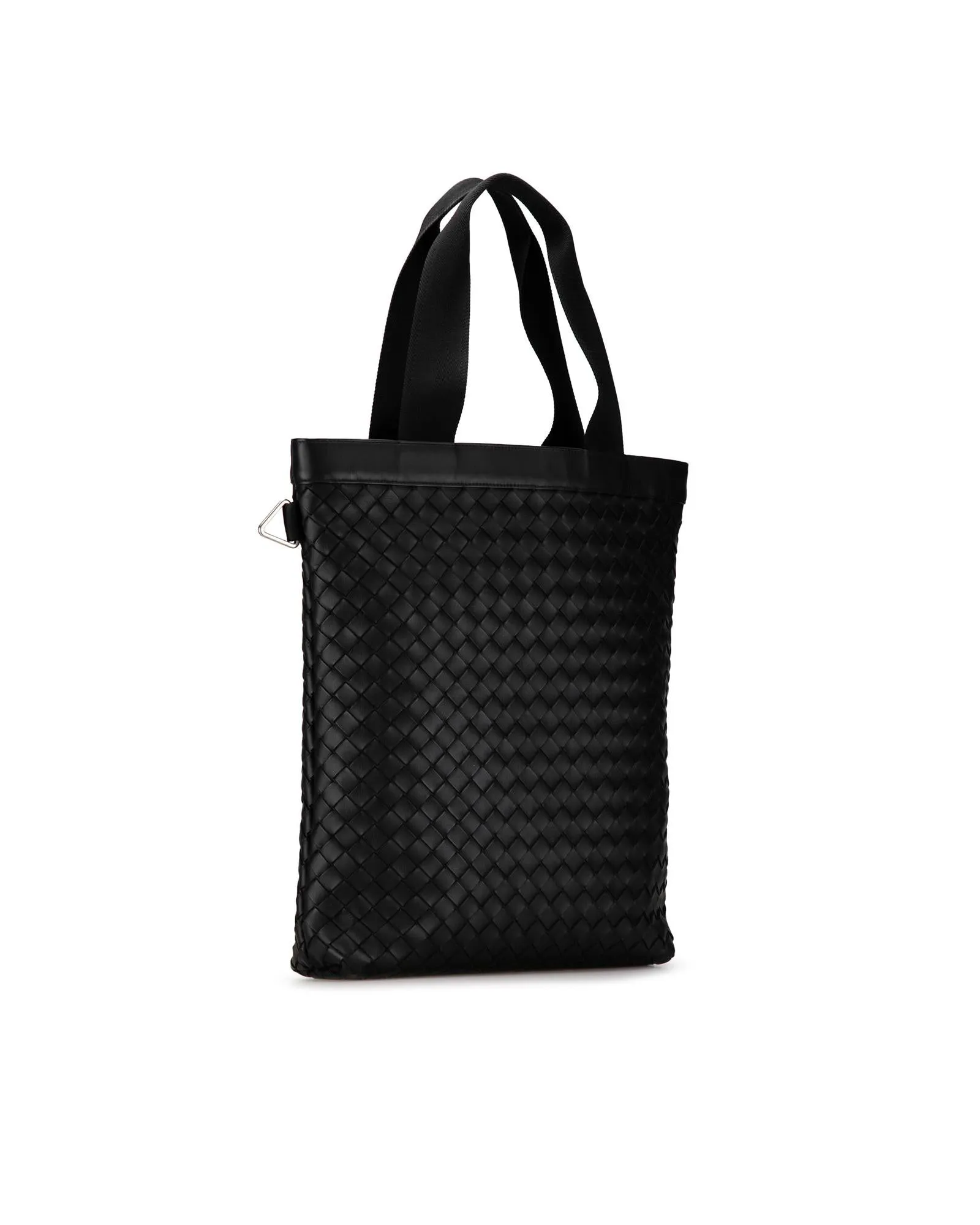 Bottega Veneta The Pouch 19 Intrecciato Nappa Leather Tote Bag Black