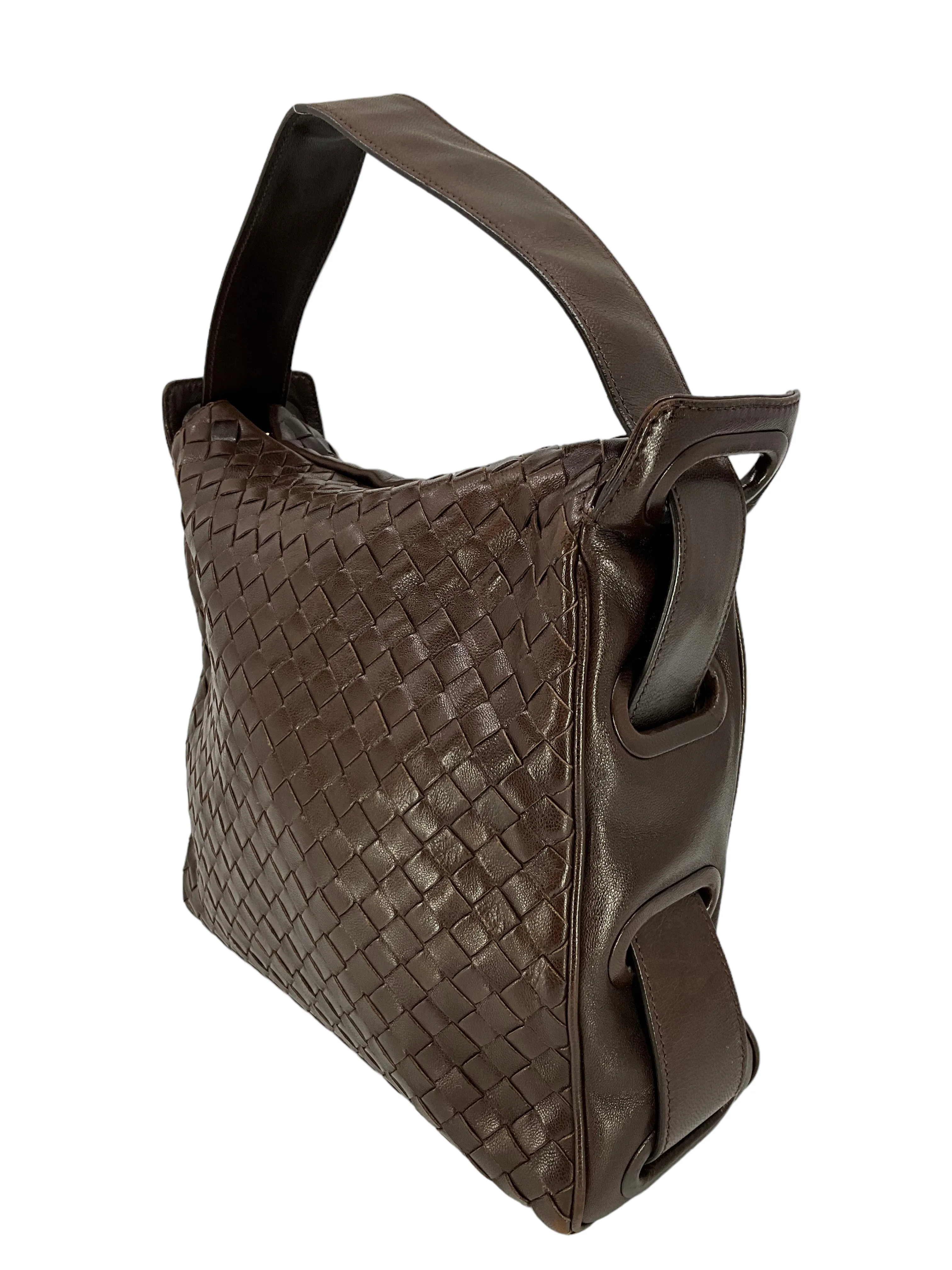 Bottega Veneta Vintage Intrecciato Woven Nappa Leather Bag