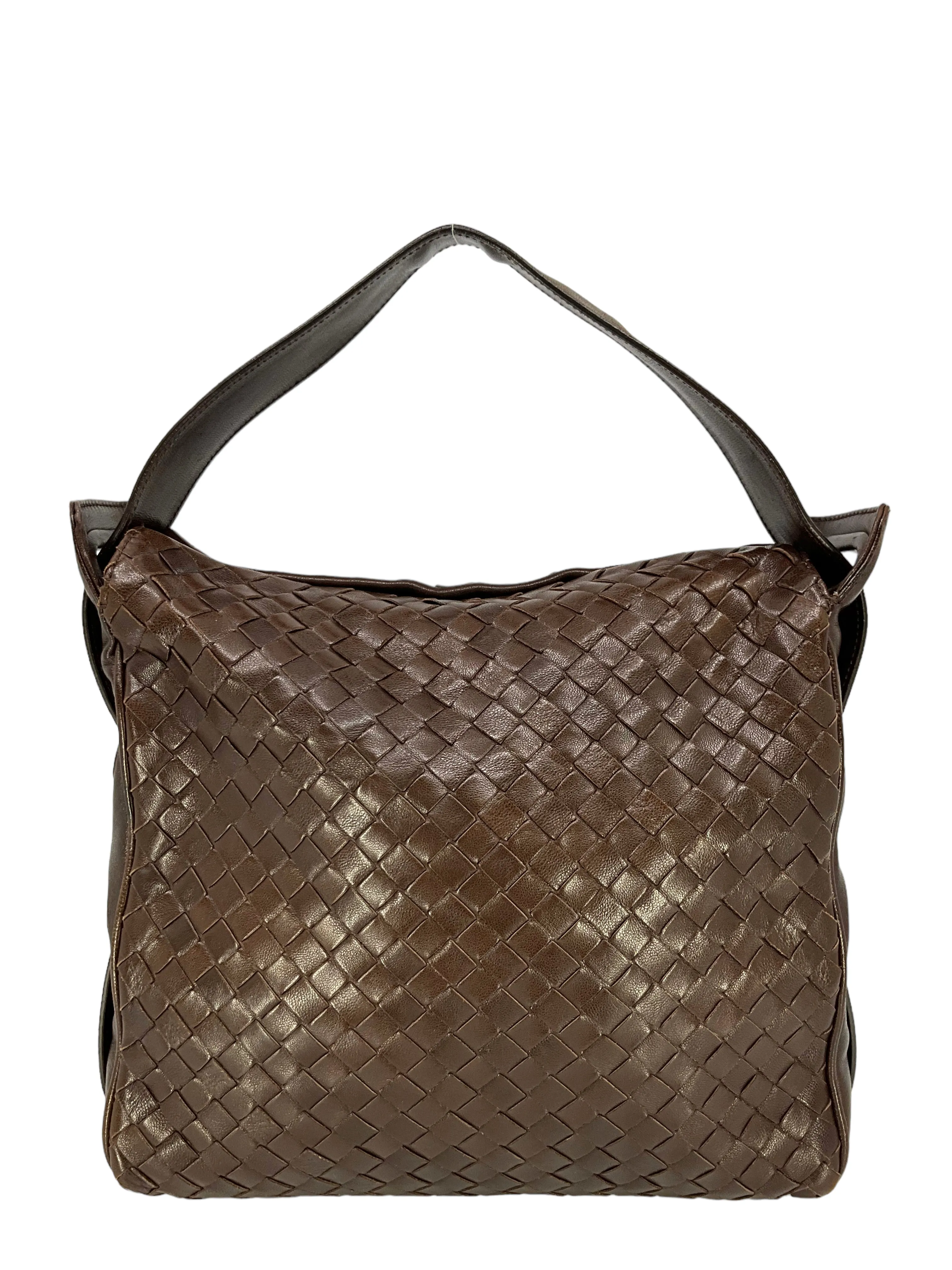 Bottega Veneta Vintage Intrecciato Woven Nappa Leather Bag