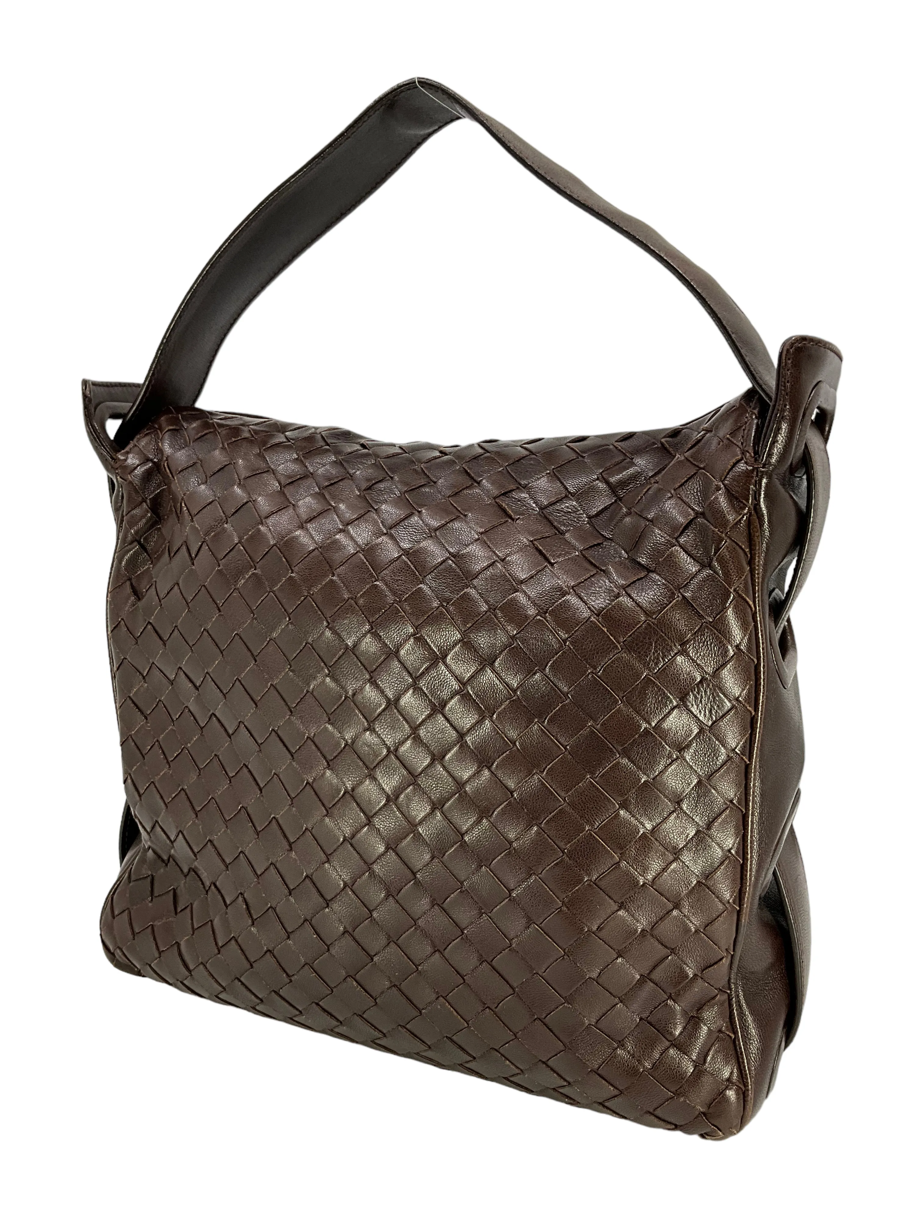 Bottega Veneta Vintage Intrecciato Woven Nappa Leather Bag