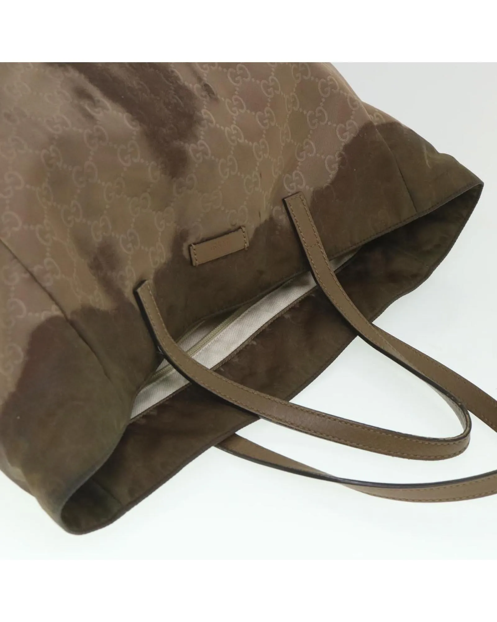 Brown GG Canvas Tote Bag - CD Rank