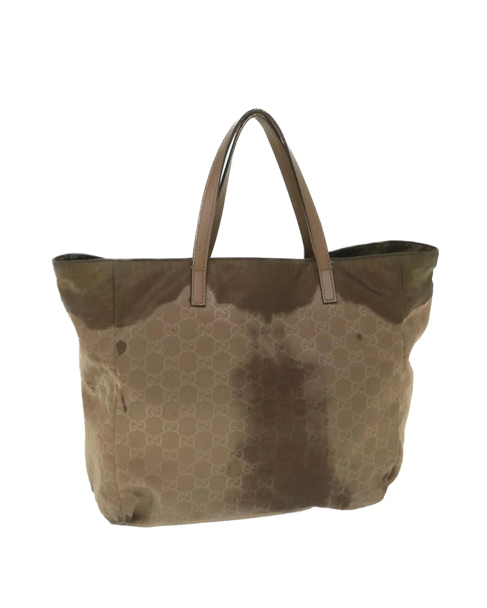 Brown GG Canvas Tote Bag - CD Rank