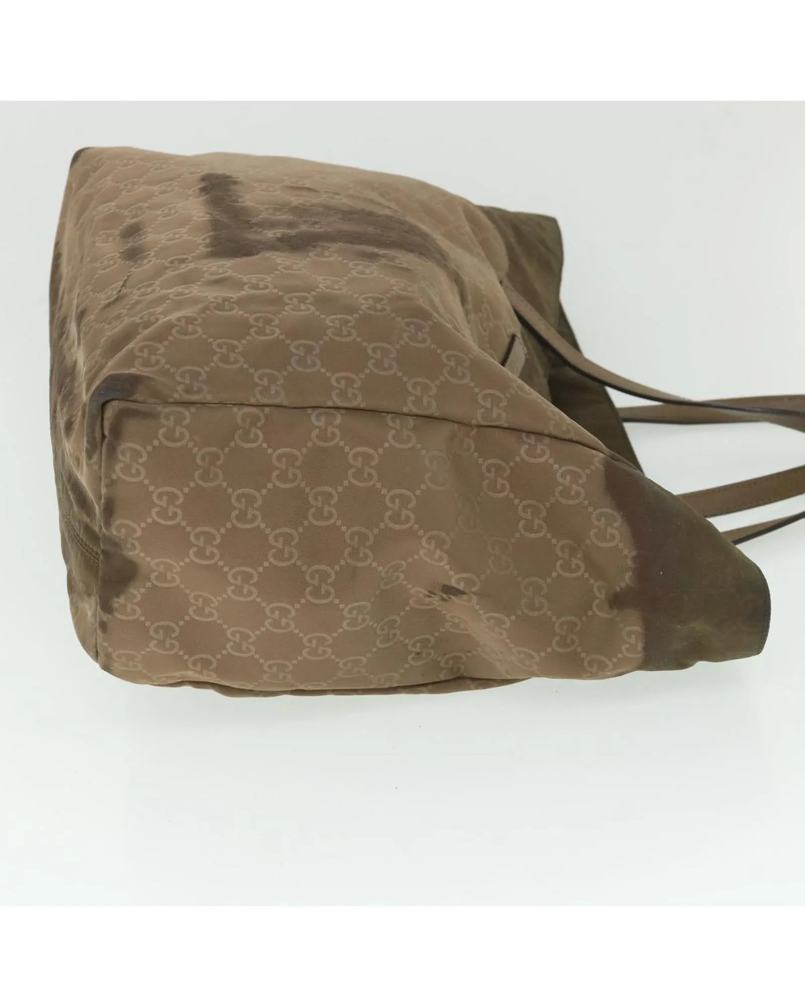 Brown GG Canvas Tote Bag - CD Rank