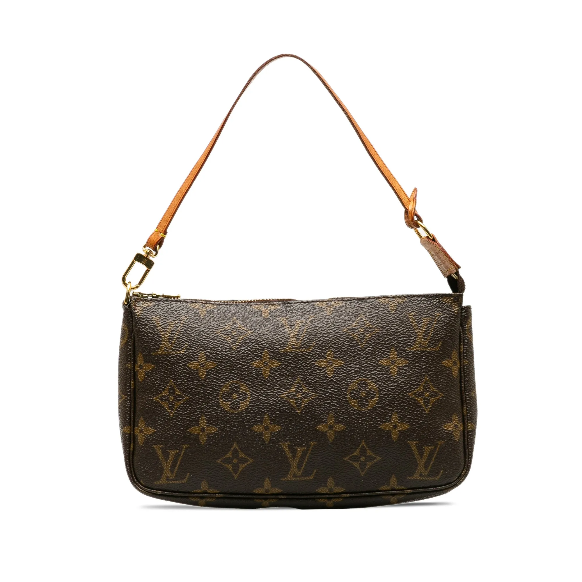 Brown Louis Vuitton Monogram Pochette Accessoires Shoulder Bag