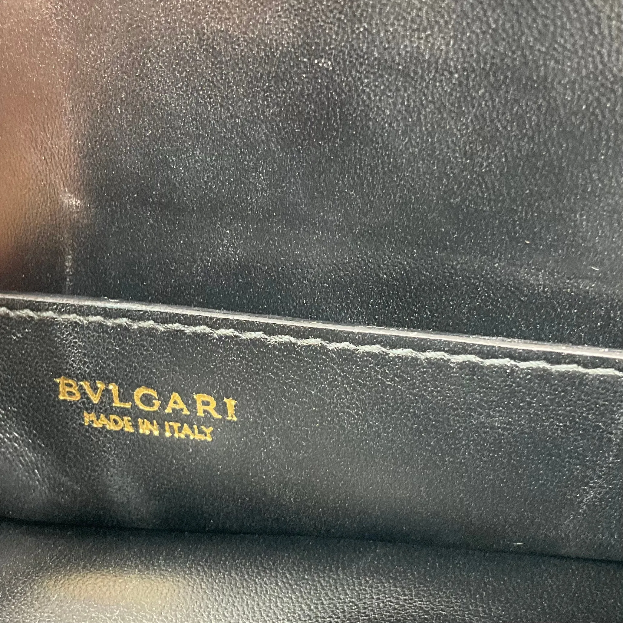 Bulgari x Nicholas Kirkwood Black Studded Leather Envelope Serpenti Forever Clutch Bag