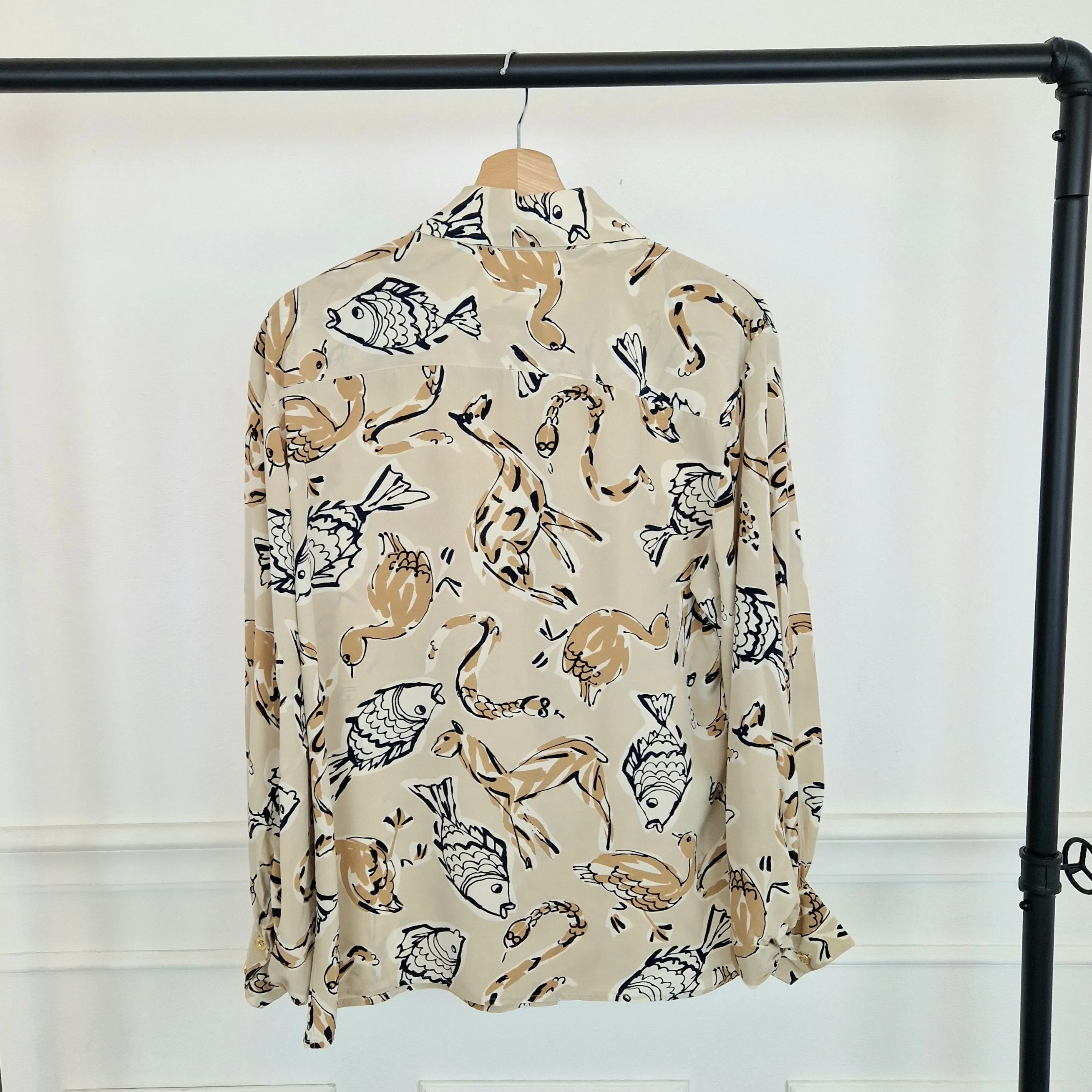 Camicia Celine vintage animali