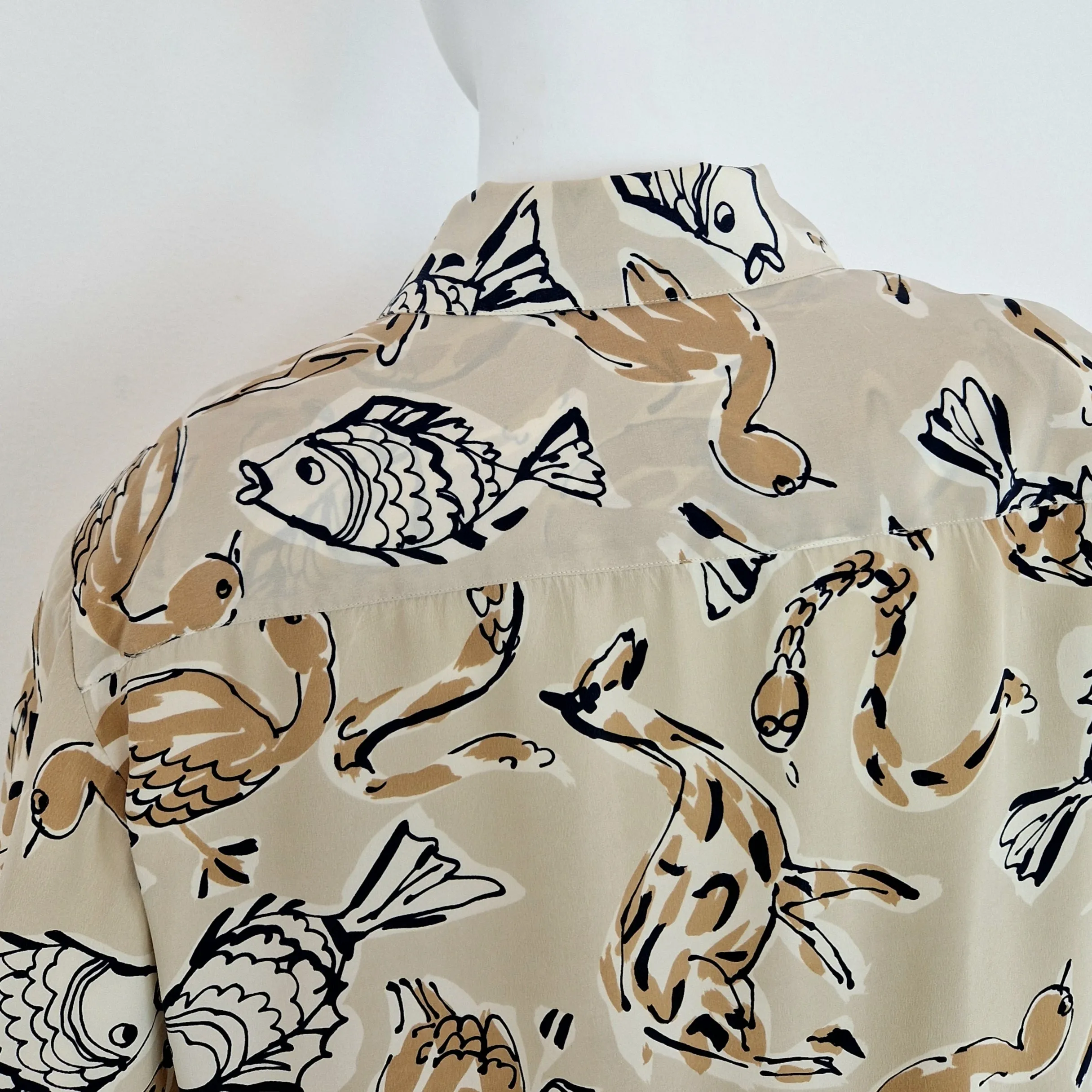 Camicia Celine vintage animali