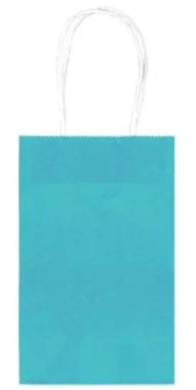 Caribbean Blue Mini Paper Gift Bag, 5'' | 1 ct