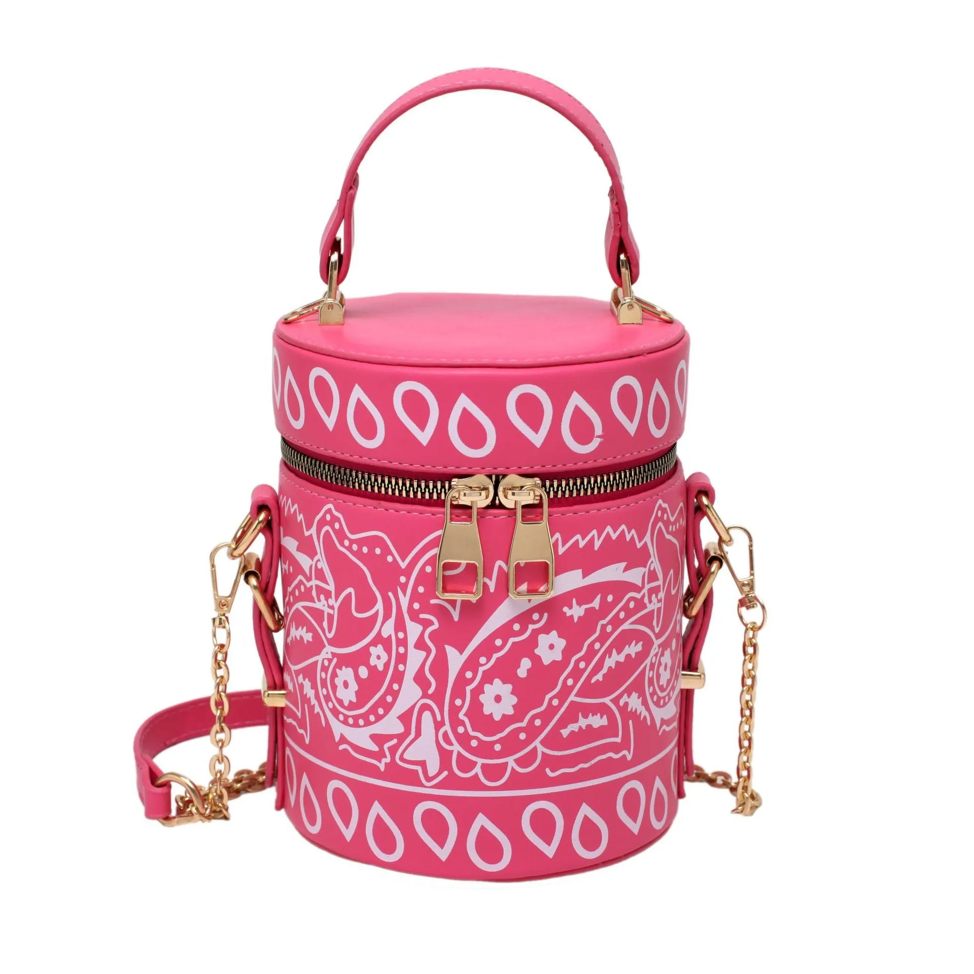 Cashew flower bucket messenger bag AB2013