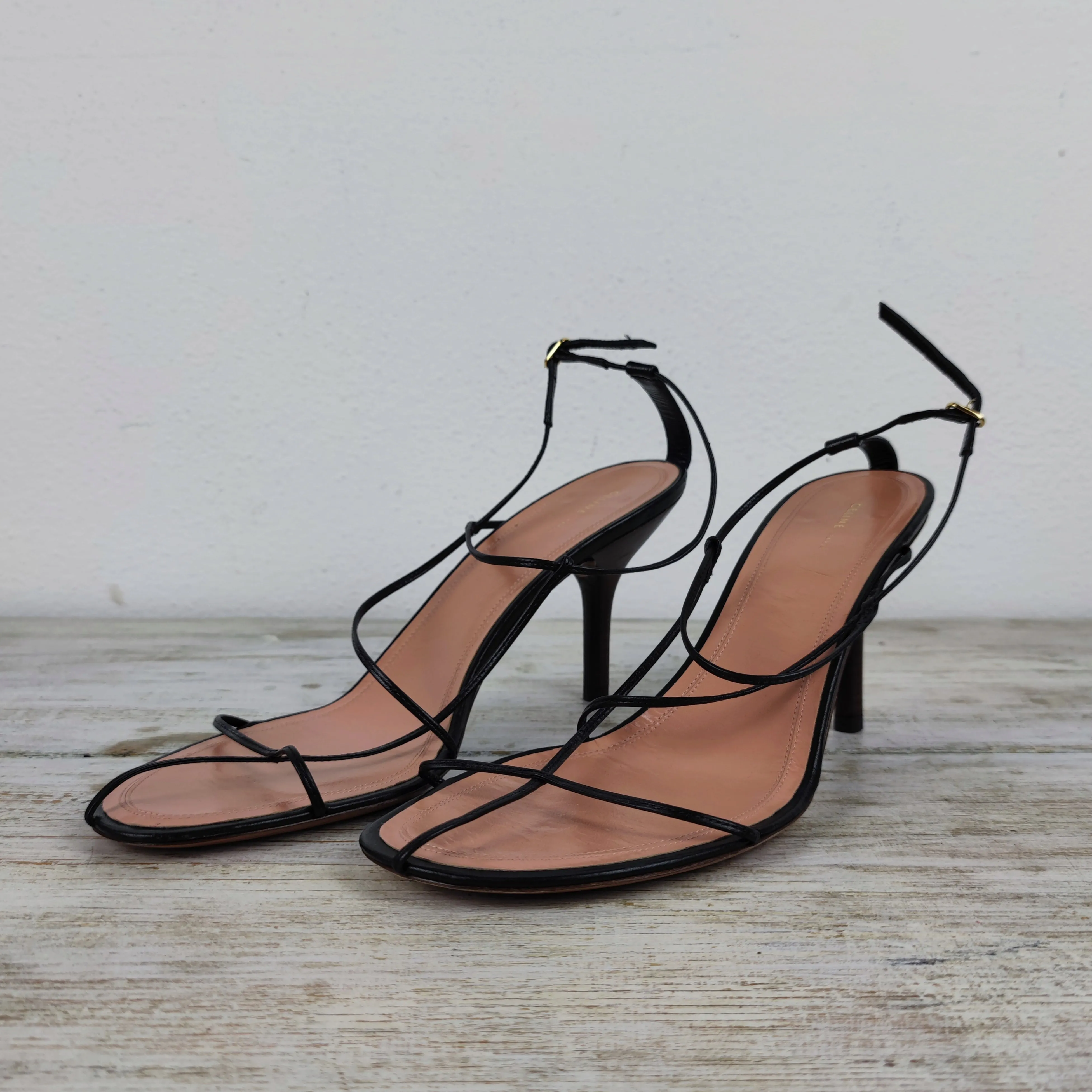 Celine  cage nude sandals