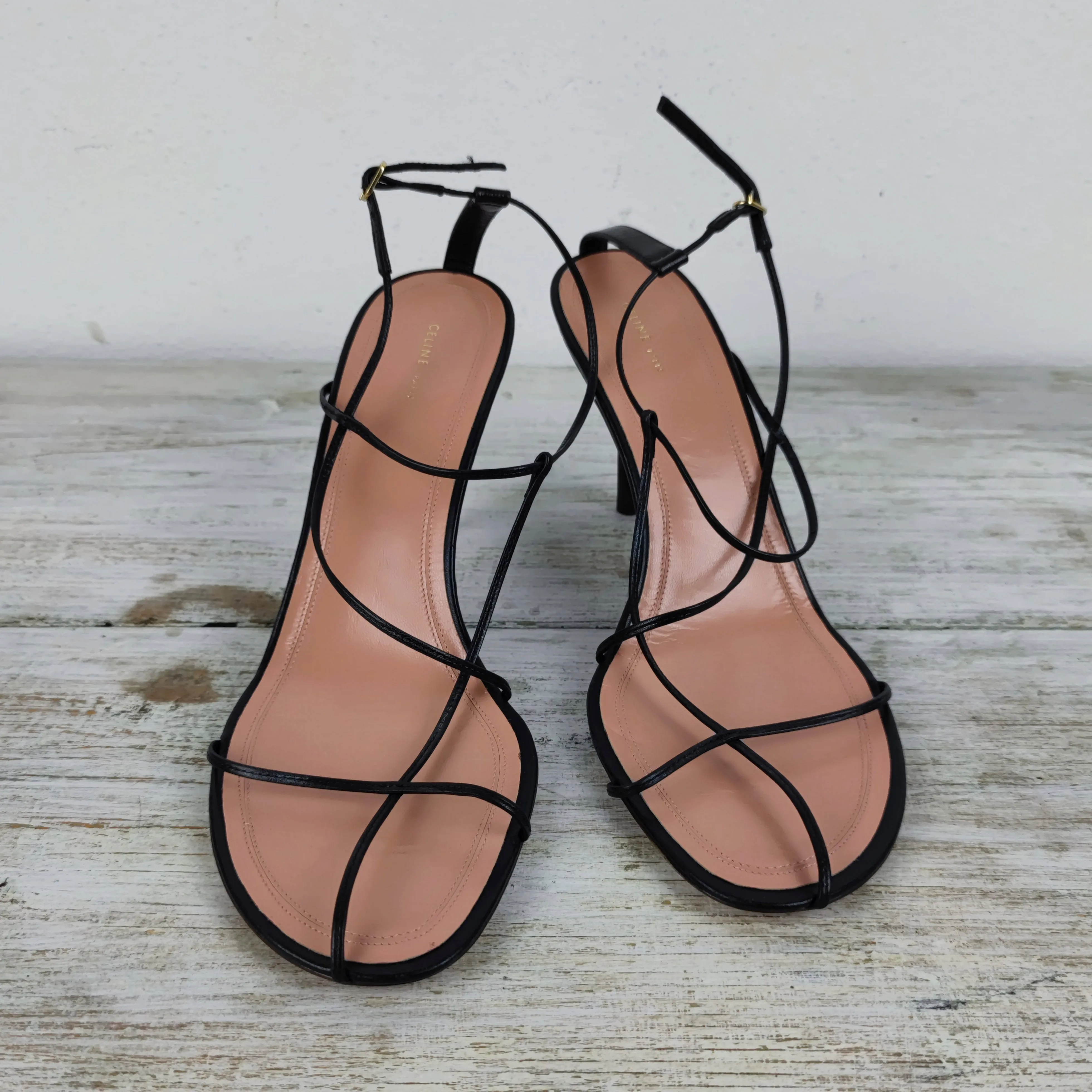 Celine  cage nude sandals