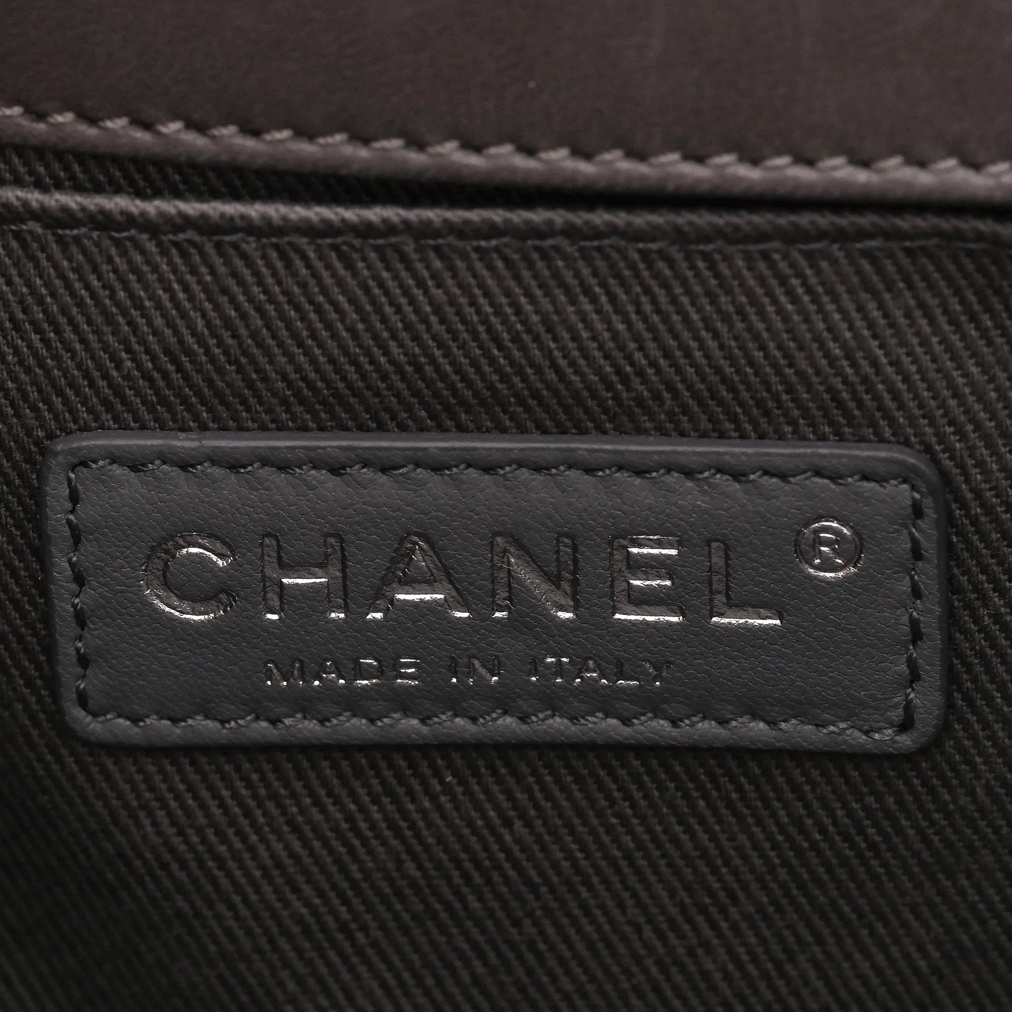 Chanel Ltd Edition Leather & Galuchat Stingray Boy Bag