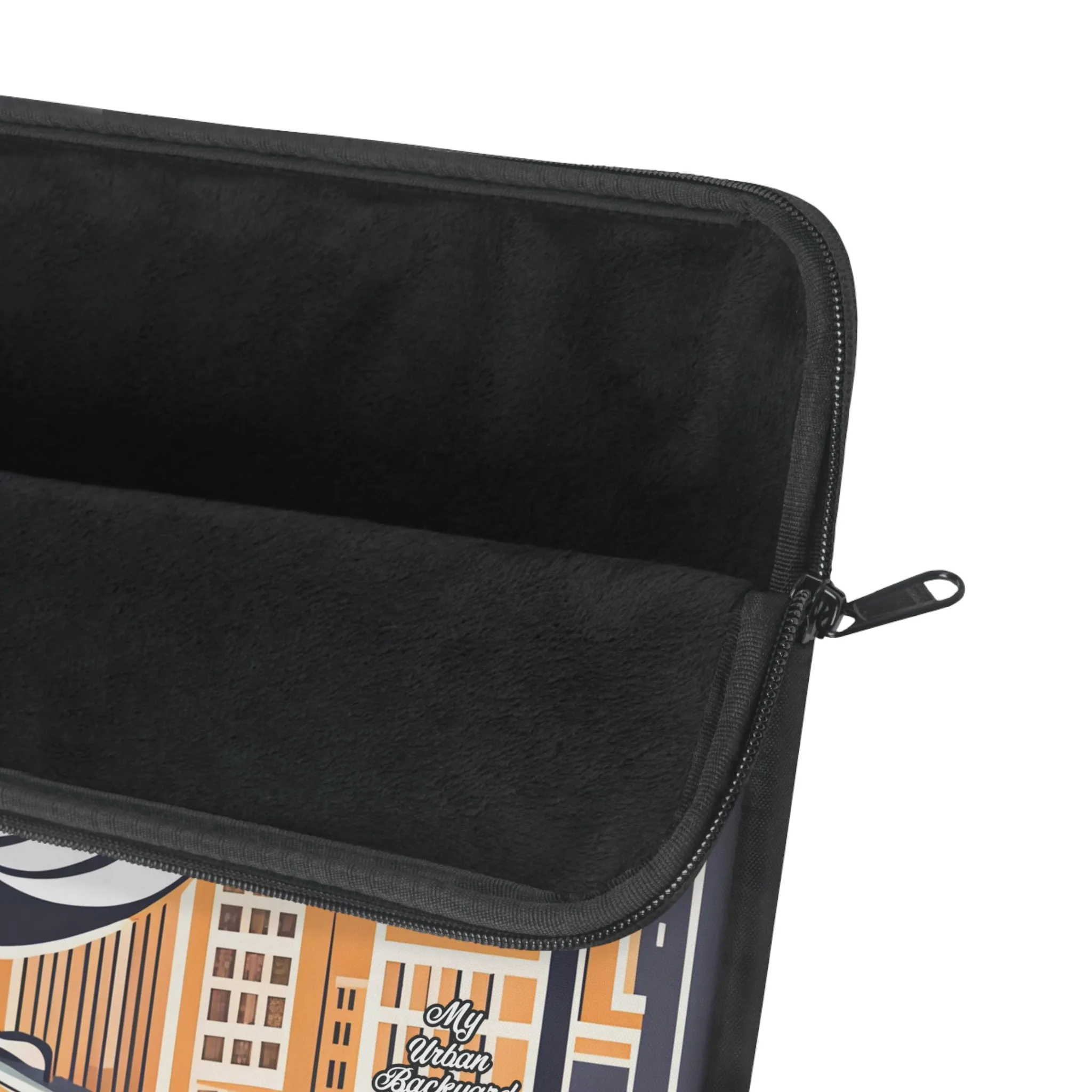 City Bird on Roof, Laptop Carrying Case, Top Loading Sleeve for School or Work