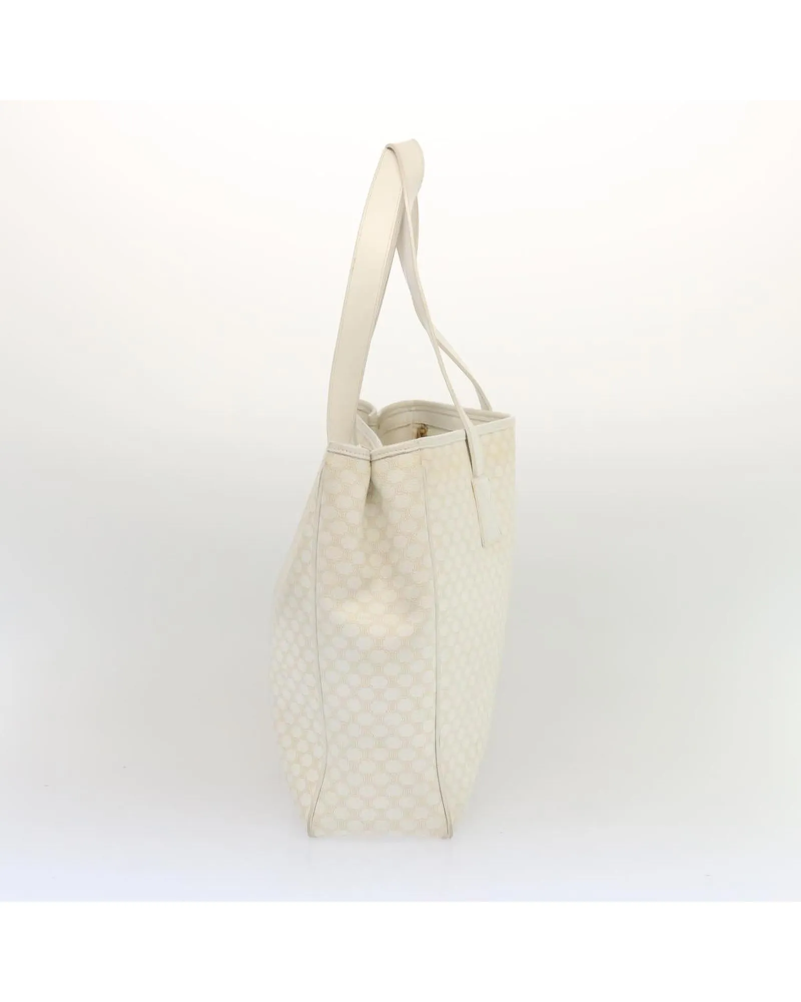 Classy Canvas Tote Bag with Authentic Celine Macadam Design