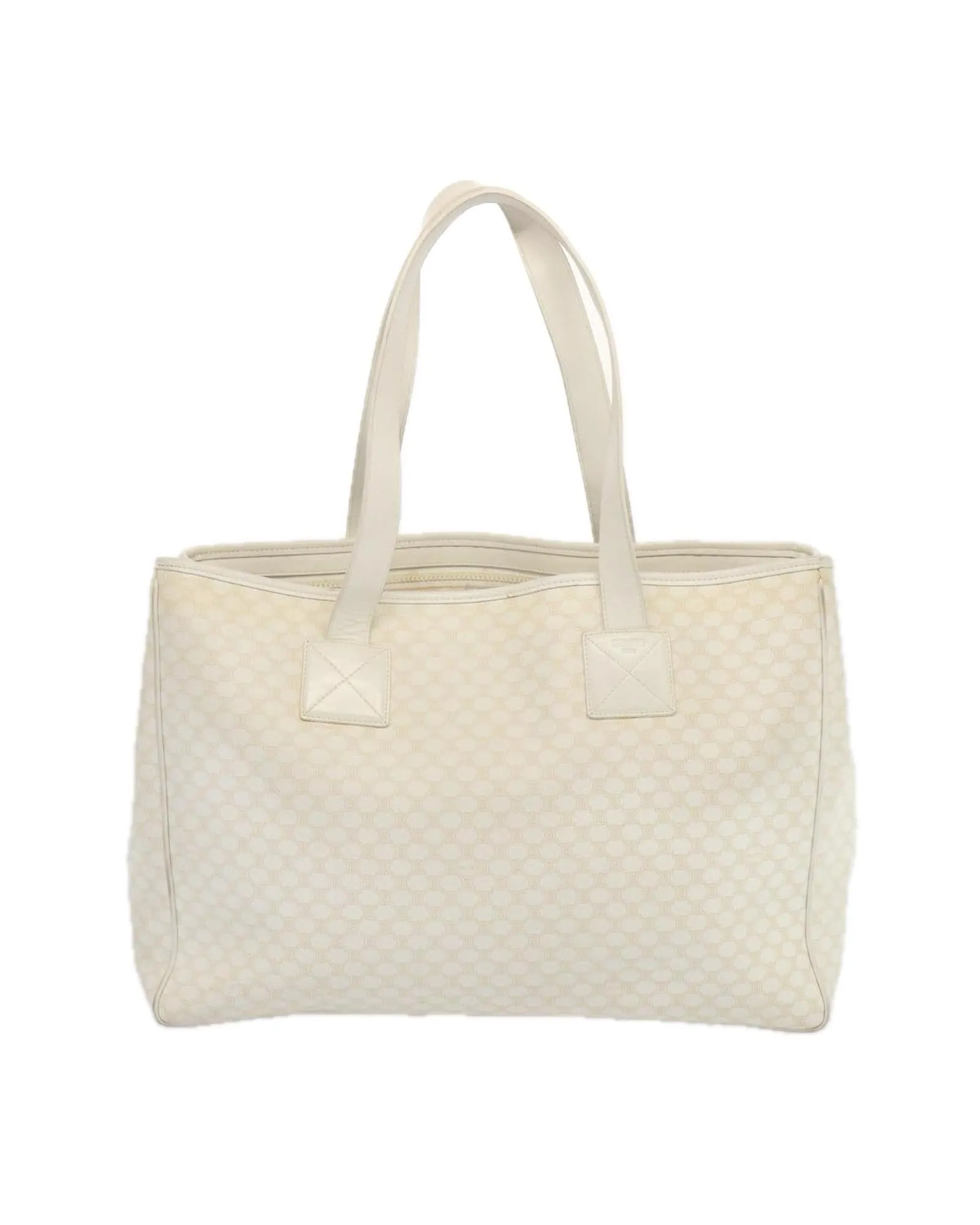 Classy Canvas Tote Bag with Authentic Celine Macadam Design