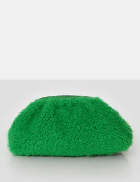 Compatible Green Teddy Clutch Bag