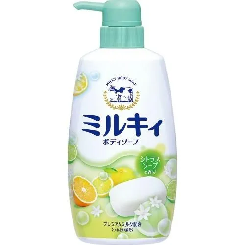 Cow Brand MILKY BODY SOAP Yuzu Scented 400ml