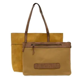 Danica Tote with Laptop Bag in Peanut