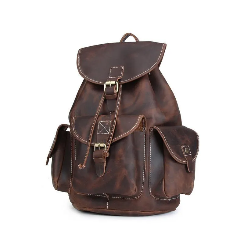 Denver Leather Backpack