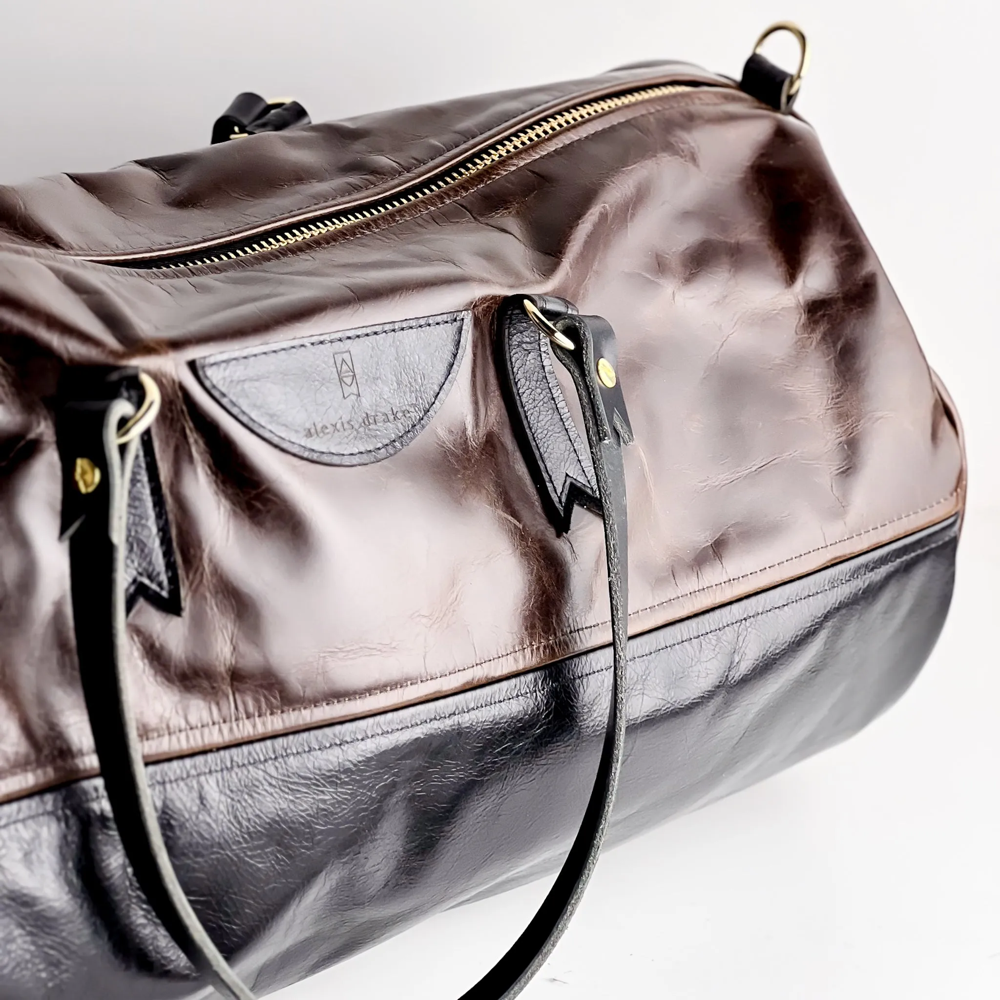 Everyday Collection | Marshall Duffel Weekender Shoulder Tote | Black   Rocky