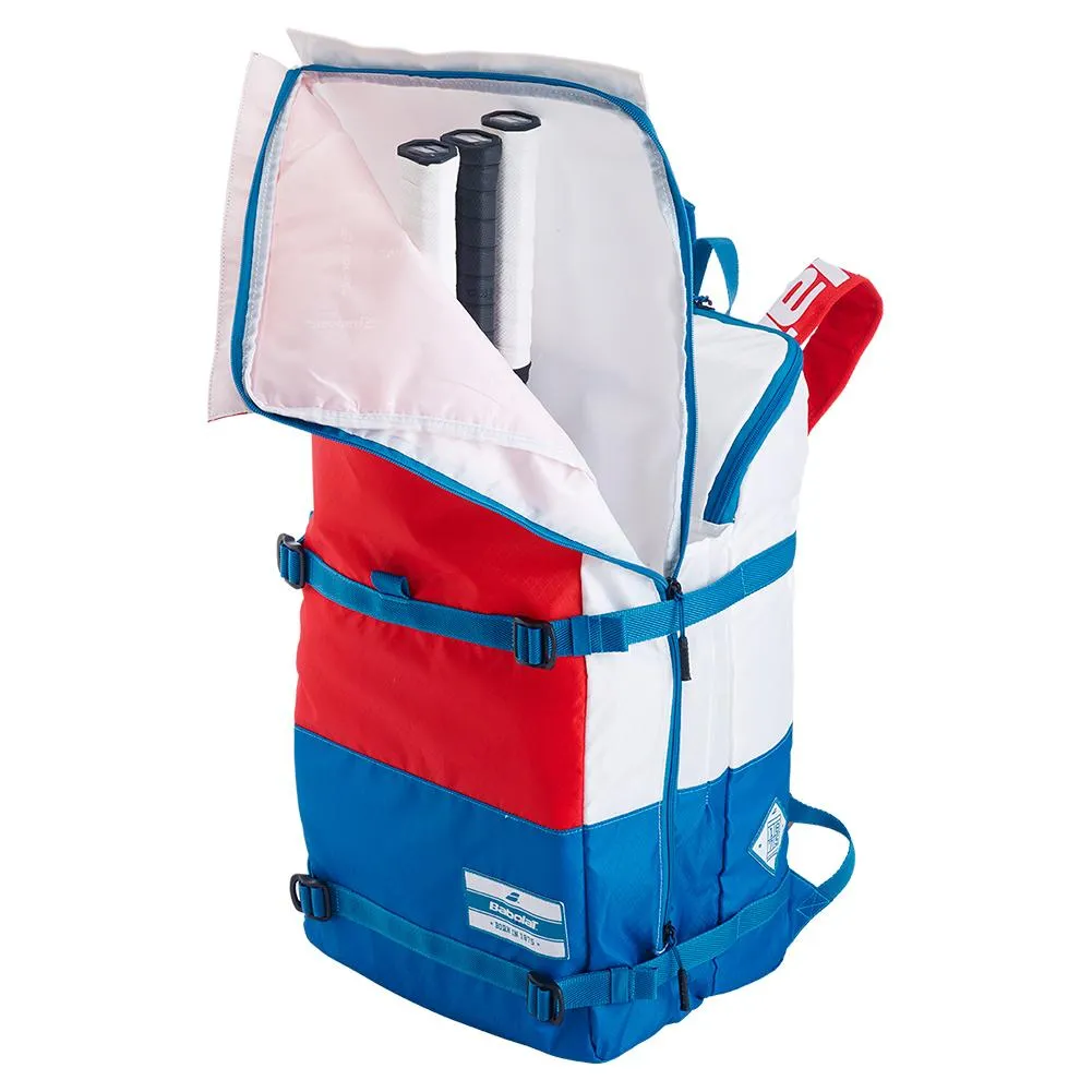 Evo 3 Plus 3 Tennis Backpack Red and Blue