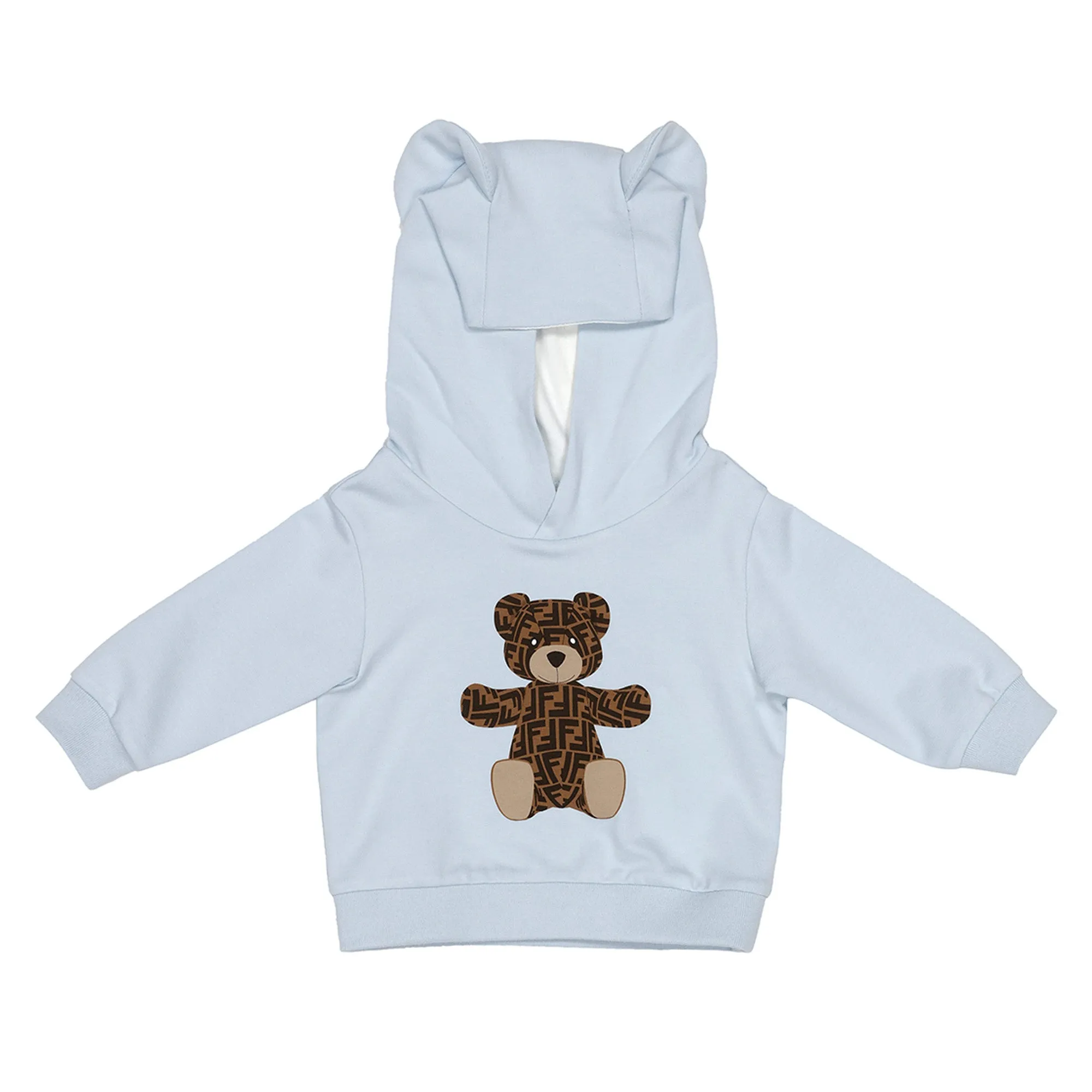 Fendi Baby Boys Blue Hoodie