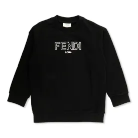 Fendi Fuzzy Logo Sweatshirt