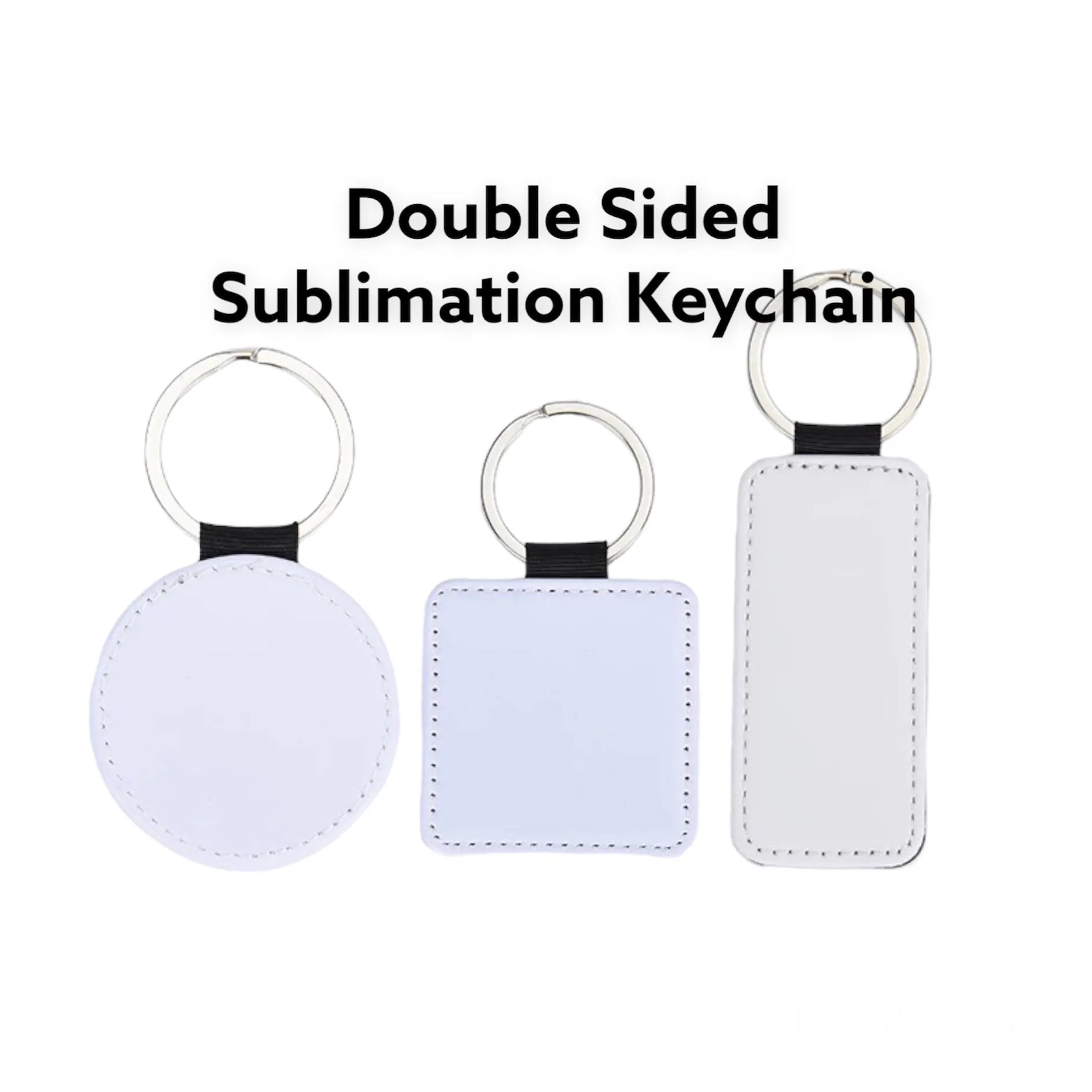 FREE GIFT | Double sided leather sublimation keychains