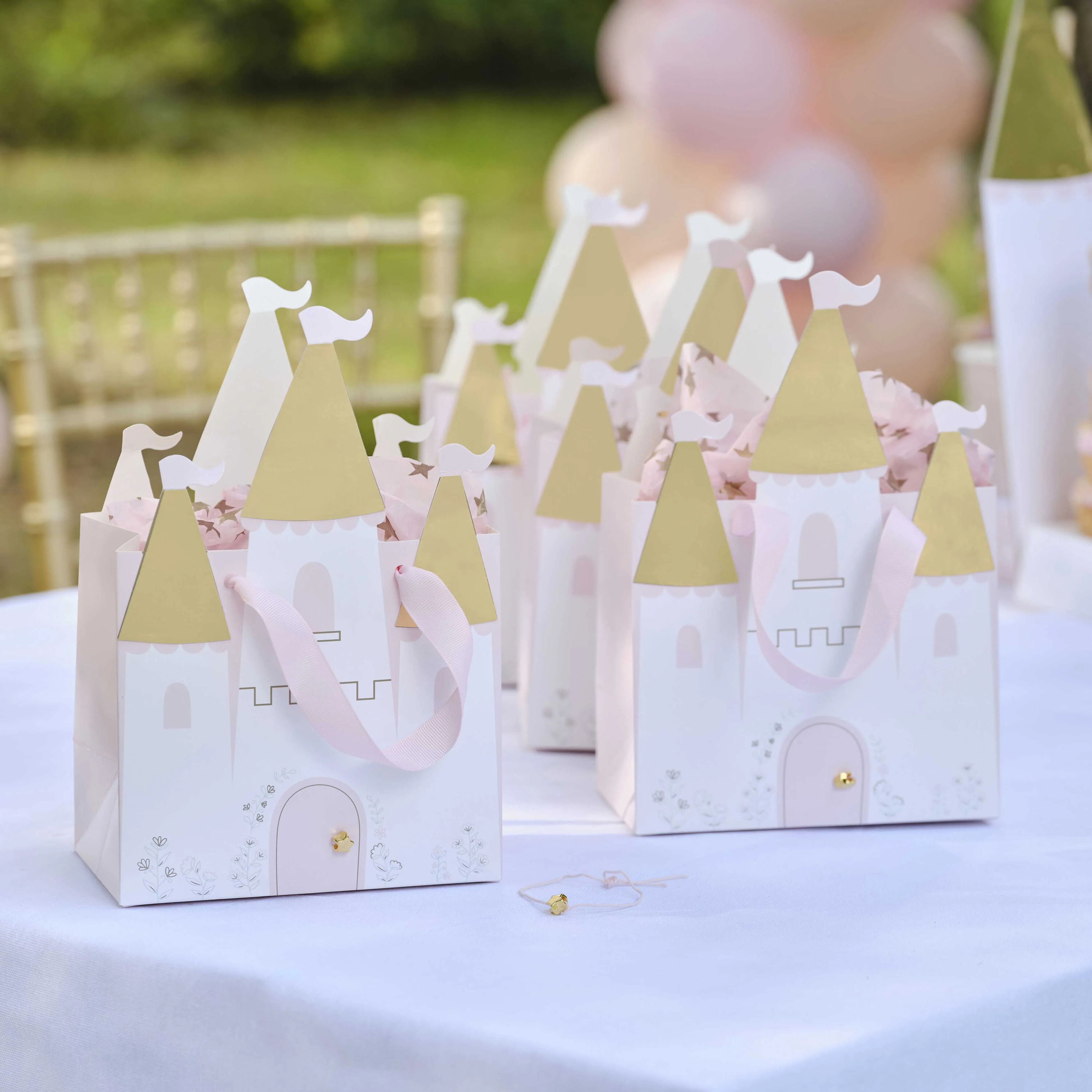 Ginger ray princess castle party bags