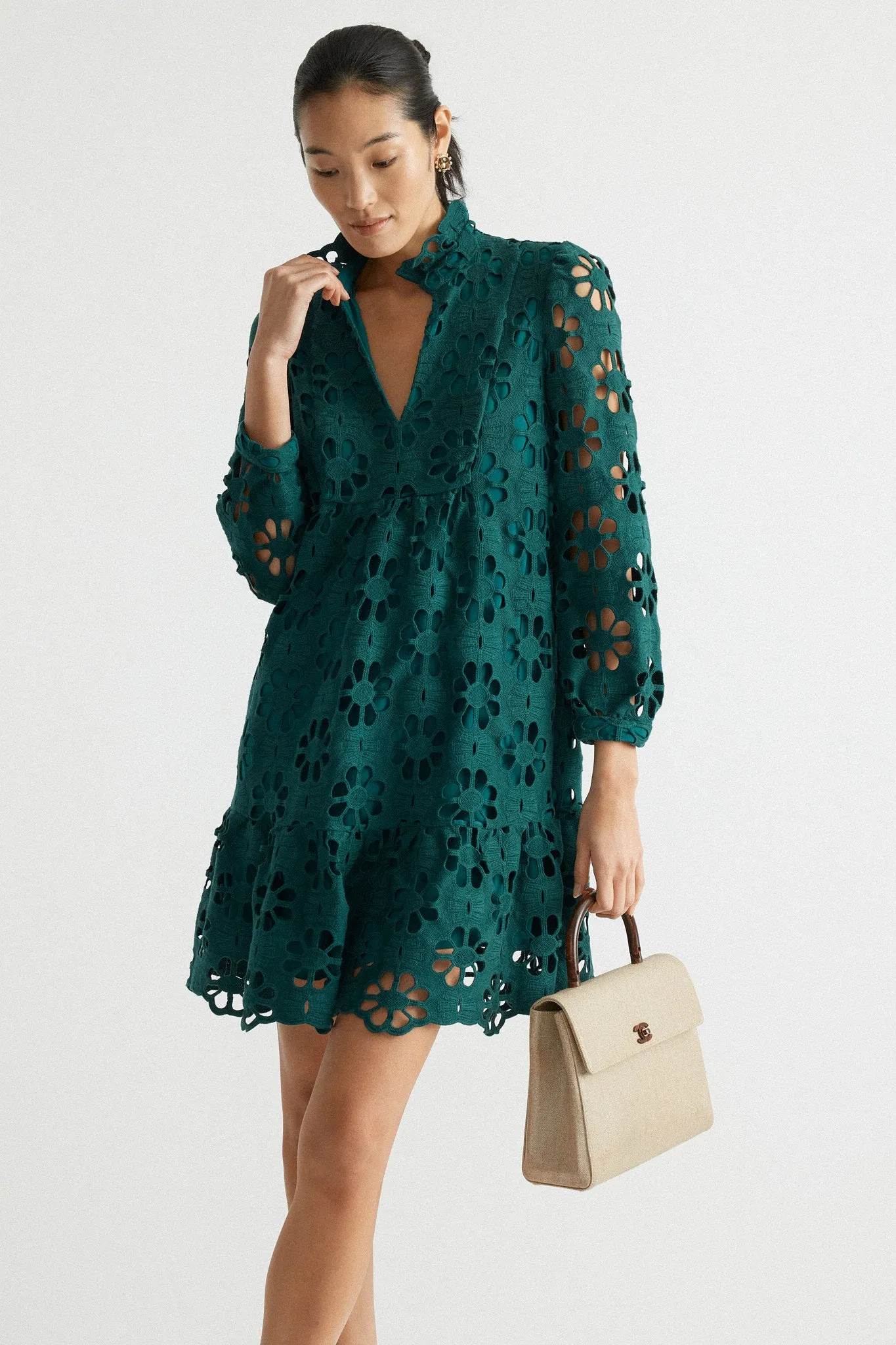 Green Lace Palmerston Dress