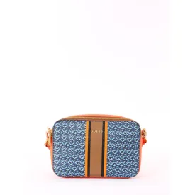 Guess RaInee Crossbody Camera Bag In Blue Orange